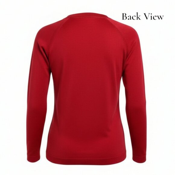 Givenchy Sport Vintage Cranberry Scarf Tie Long Sleeve Sweater Size 34 US Small - Picture 5 of 7